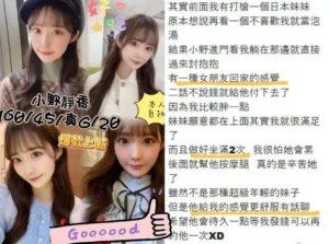 台中外送茶-小野靜香